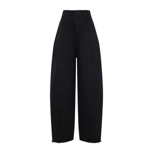 Balenciaga High Waist Barrel Twisted Jeans Women